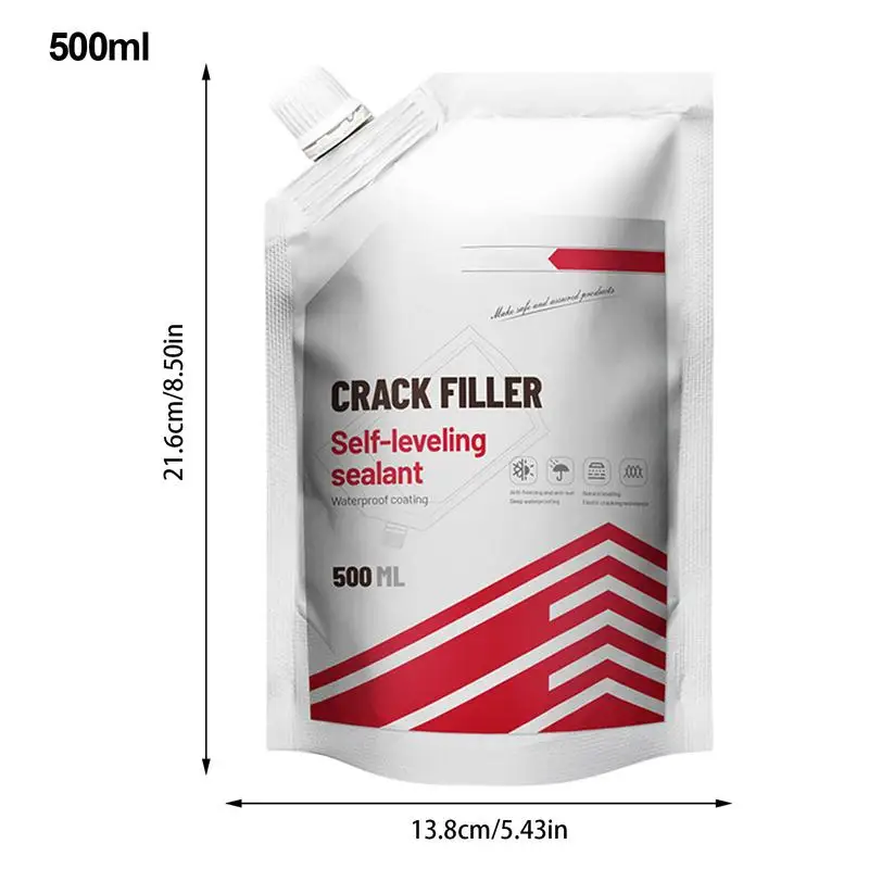 Wall Hole FILLER Asphalt Crack FILLER 500ml คอนกรีต Crack Repair Patch แอสฟัลต์ Patch คอนกรีต FILLER สําหรับคอนกรีตซ่อมครอบครัว