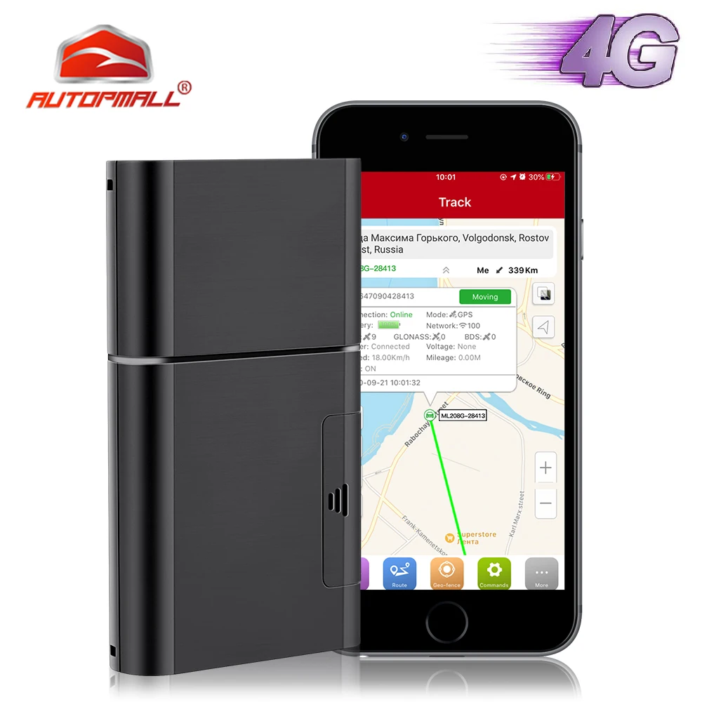 Беспроводной GPS-трекер 4G Asset ML208G 5500 мАч, мониторинг температуры, управление автопарком, устройство слежения за автомобилем, WIFI-позиционирование