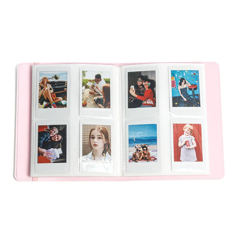 288 Hollow INS Solid Color 3-Inch For Fujifilm Instax Mini Film Album Mini Truck Photo Large Capacity Card Binder Four Grid ﻿
