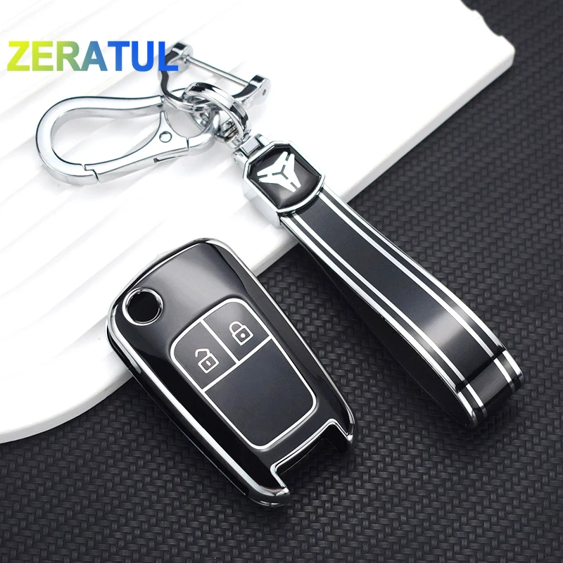 2 Buttons Car Key Shell Case Cover For Chevrolet Cruze Spark Orlando Malibu For Opel Vauxhall Astra J Corsa D E Zafira Mokka