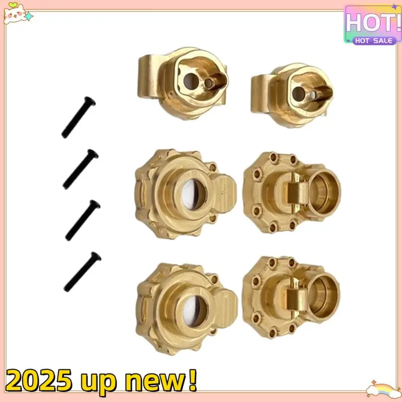

Stylish-RC Car Upgrade Brass Rear Axle Cup For TRAXXAS 1/10 TRX4 HUANGBO 1/10 R1001 R1002 R1003 RC Car Upgrade Accessories