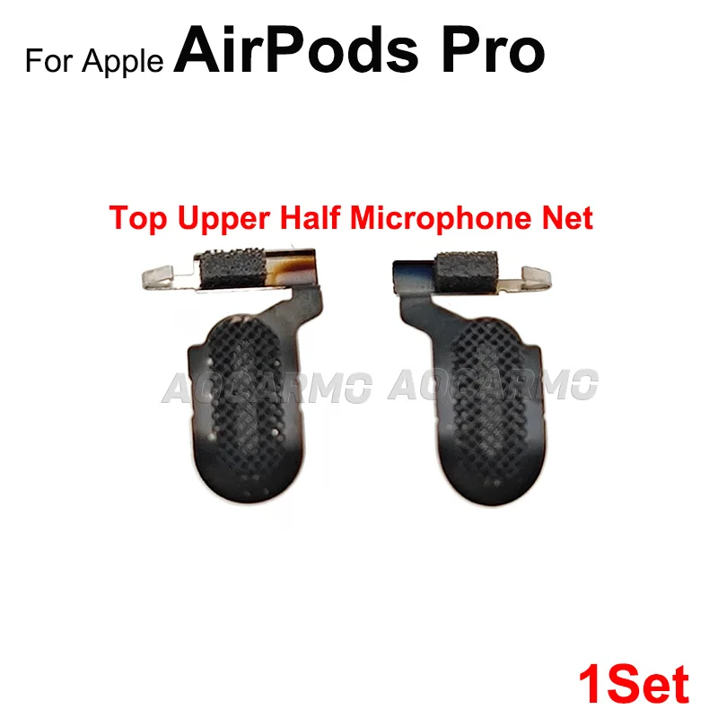 Aocarmo 1set für airpods pro kopfhörer oben oberes mikrofon mesh netz staub ersatzteile