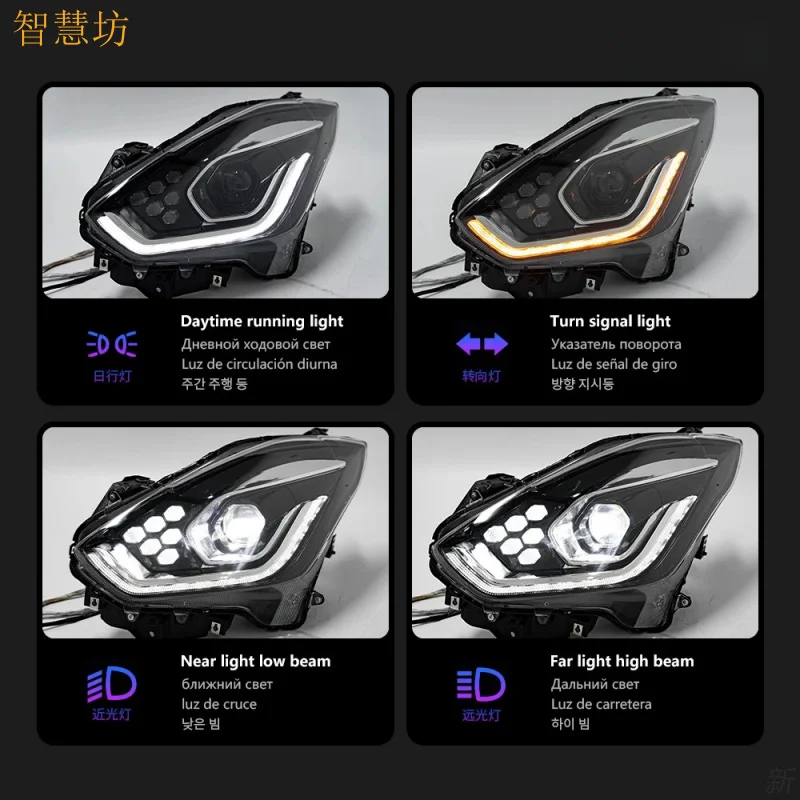 Suitable for 2018 Model Car Styling Suzuki Swift Modified Headlight Assembly LED Headlight DRL Bi-Xenon Accessories