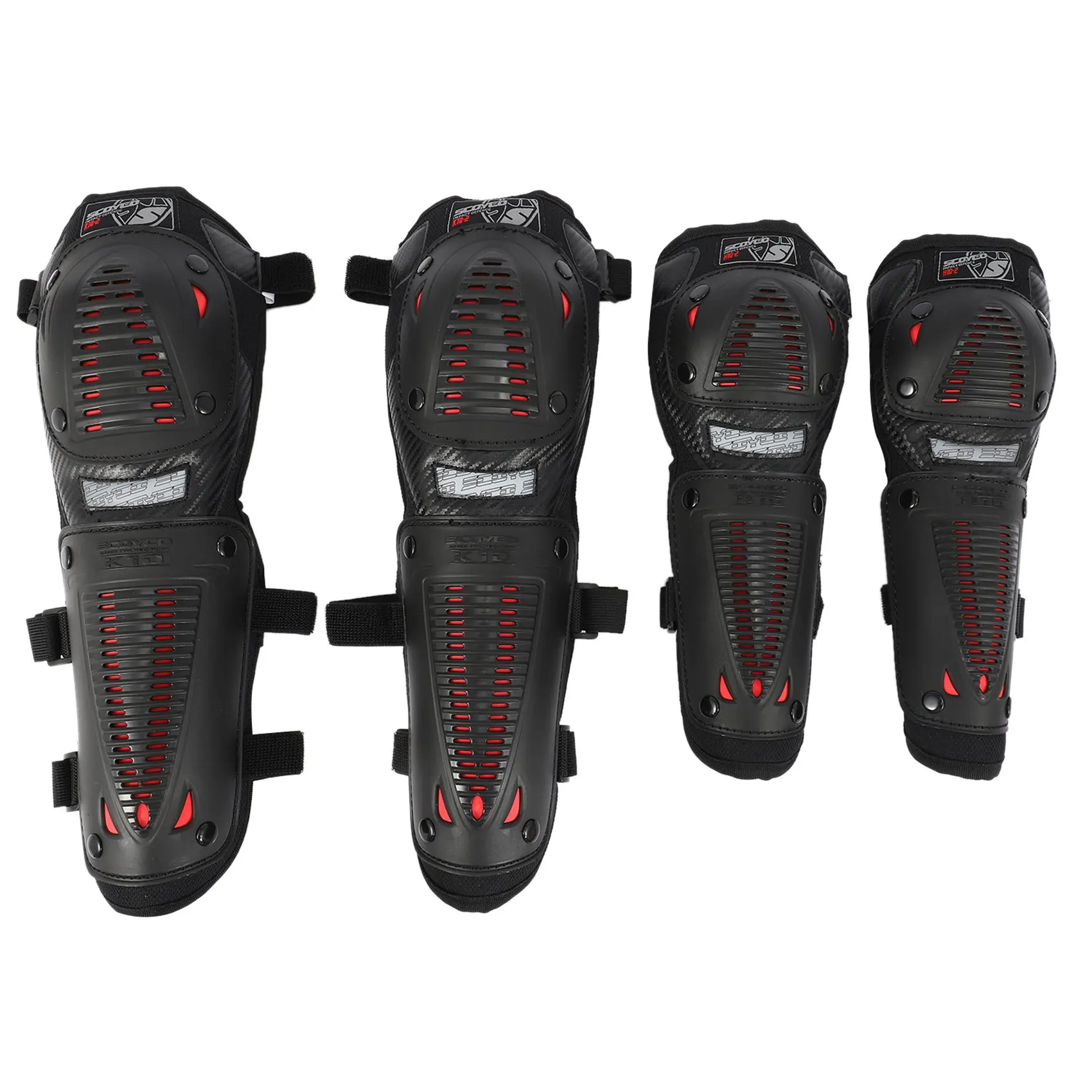 

Motorcycle Knee Pads Elbow Protector Motocross Riding Racing Knee Protector Guard Outdoor Protective Gear