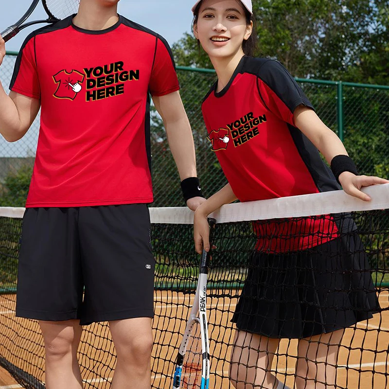 Customized LOGO Shirt Men Summer Men's Shorts Sleeve Color Business Luxury Men Tee Shirt Print LOGO LS-6677