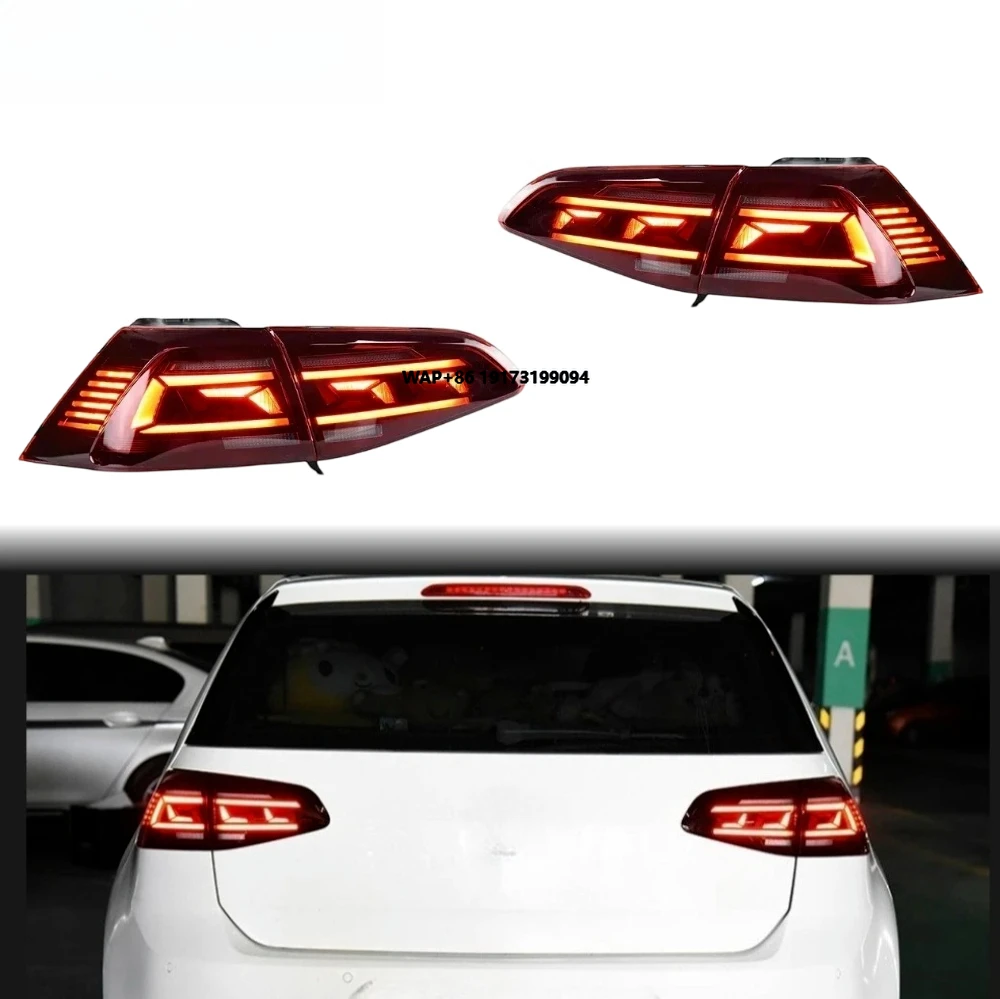 

Задние фонари для Golf 7 (2013-2017) LED: Обновленный дизайн, светодиодные задние фонари, установка Plug and Play