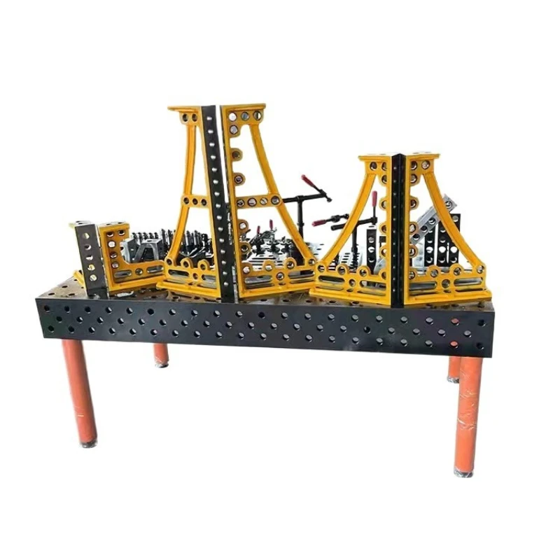 Cast Iron 3D Flexible Welding Platform Manufacturer 28 Hole 16 Hole Robot Flat Fixture Accessories Pressing Device