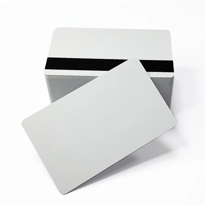 

100pcs Factory price customized printing high quality plain laminated plastic white cards inkjet pvc blank card PVC card for EPS