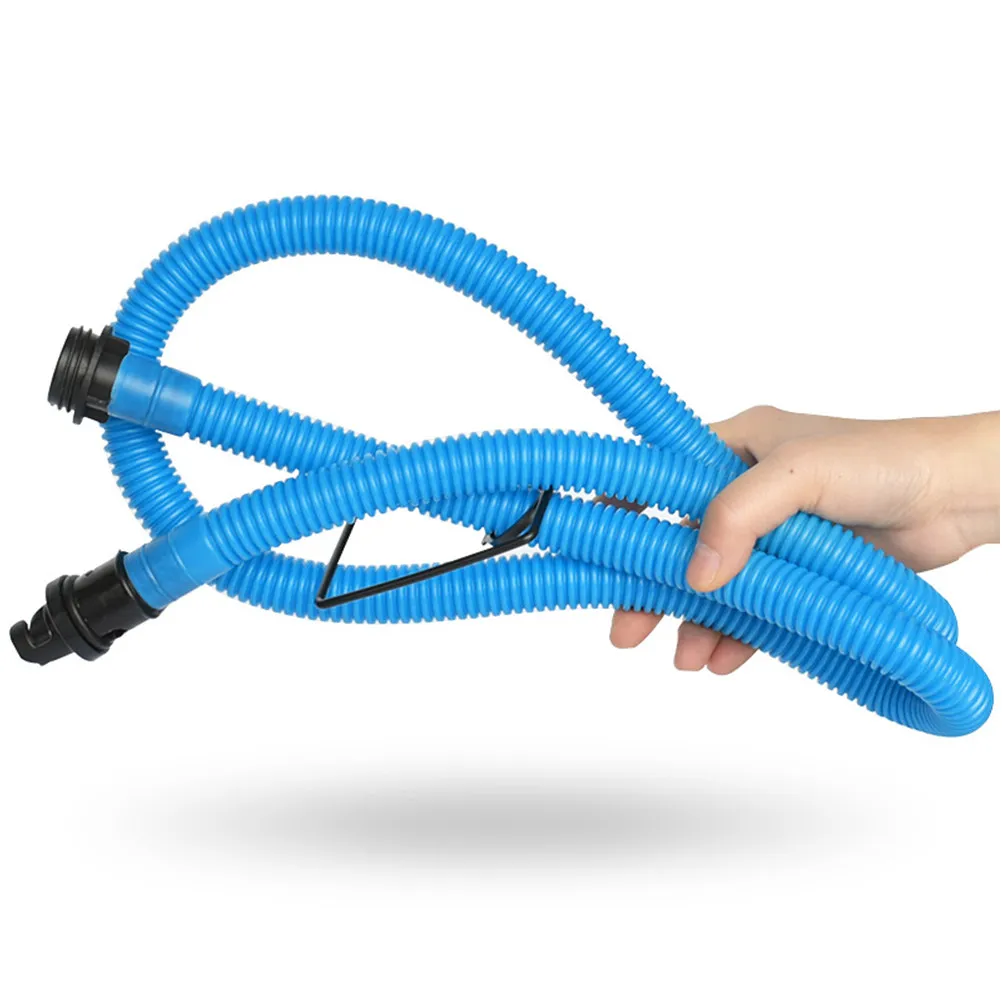 

1Set Foot-Operated Air Pump with 9Inch Flexible Hose Lightweight Portable Multi-Purpose Inflator for Inflatable Boat Bed Sofa