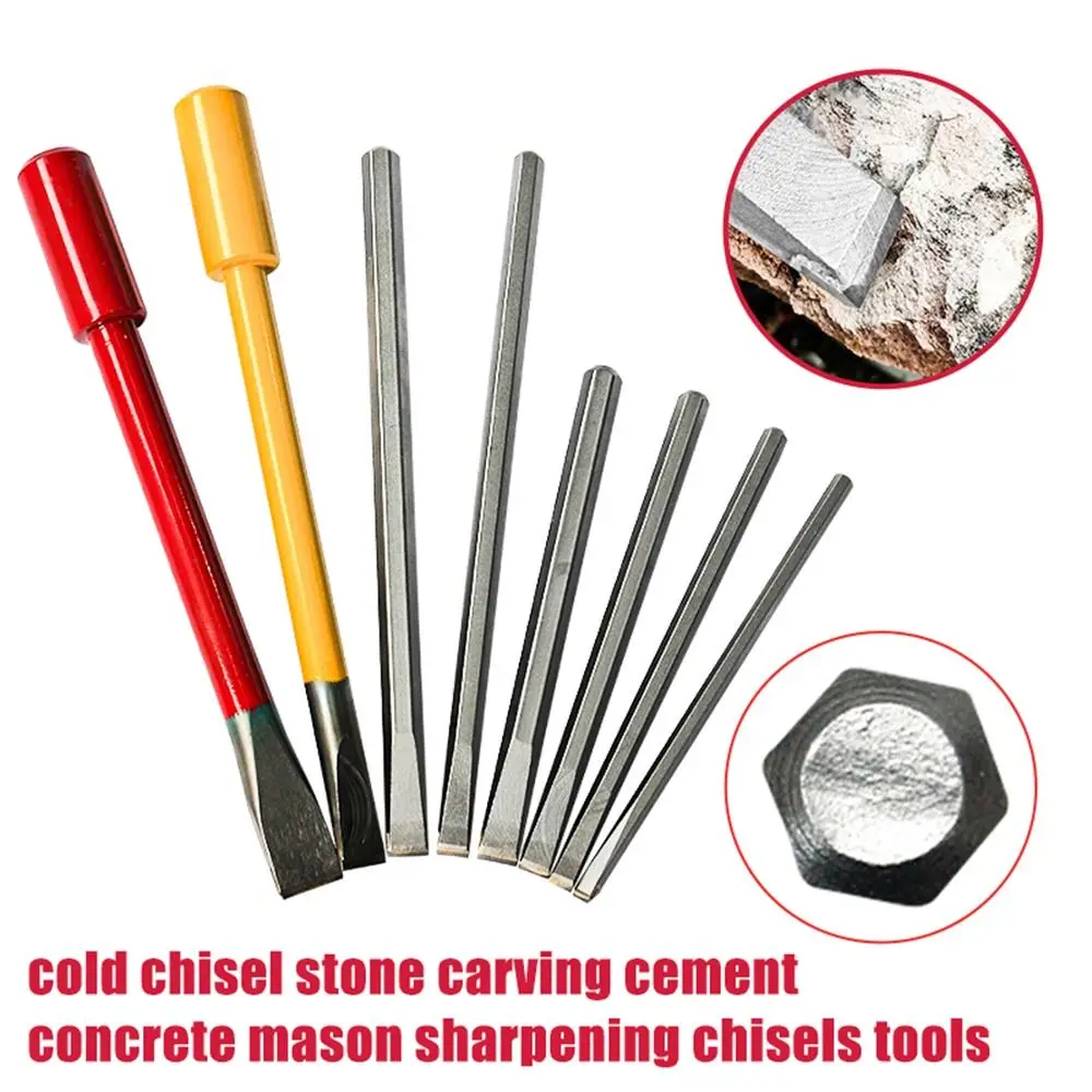 with Fine Edges Stone Carving Chisel Durable Manual Hardened Carbide Sculpting Chisel Engraving Hand Tool