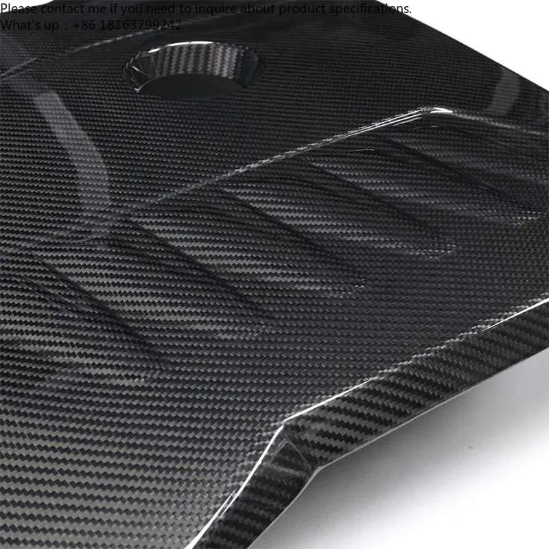 

Dry Carbon Fiber Engine Cover Engine Hood Cover Trim Protector Panel Guard For BMW 5/7/8/X5/X6 Series B58 3.0T 6-Cylinder Engine