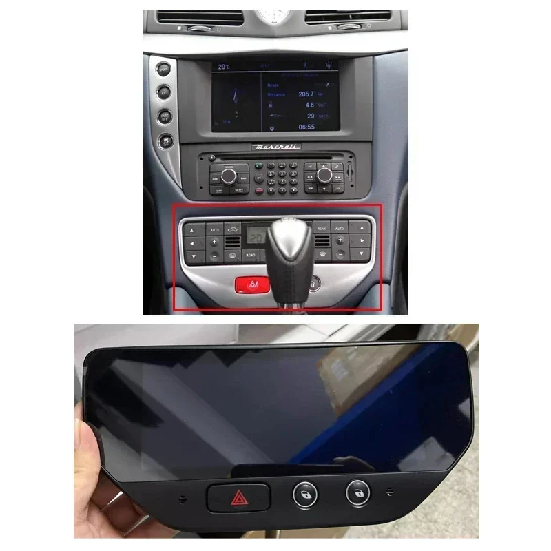 IPS 1280*720 Carplay 10.4" Android 13.0 6GB+128GB Car DVD Player GPS WIFI Radio For Maserati GranTurismo GT GC 2007- 2017 image 3
