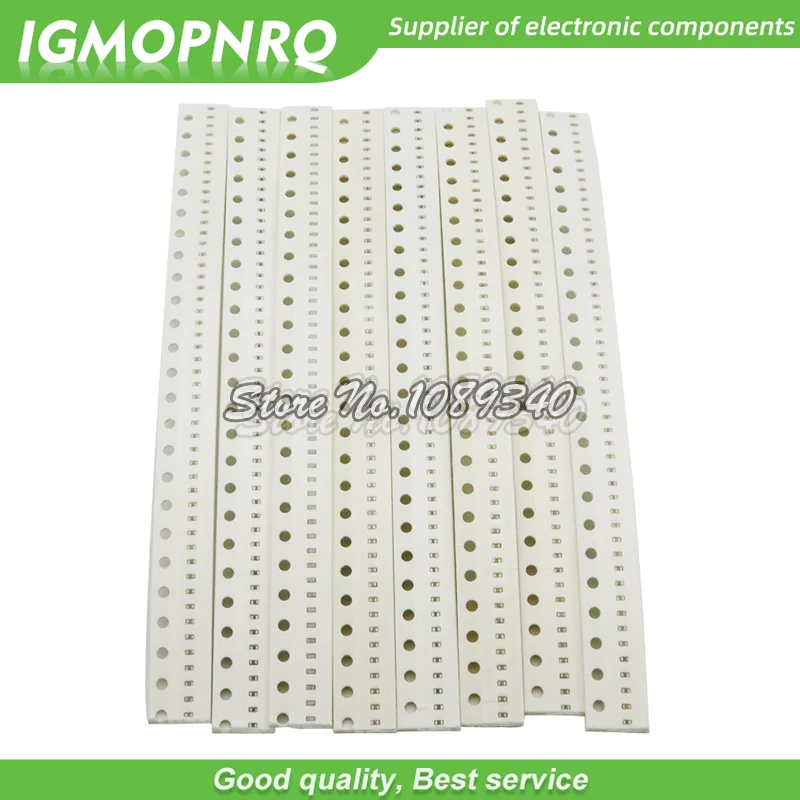 0402 SMD Ceramic Capacitor Assorted Kit 1pF~10uF 50values*50PCS=2500PCS/lot Chip Ceramic Capacitor Samples ki hjxrhgal