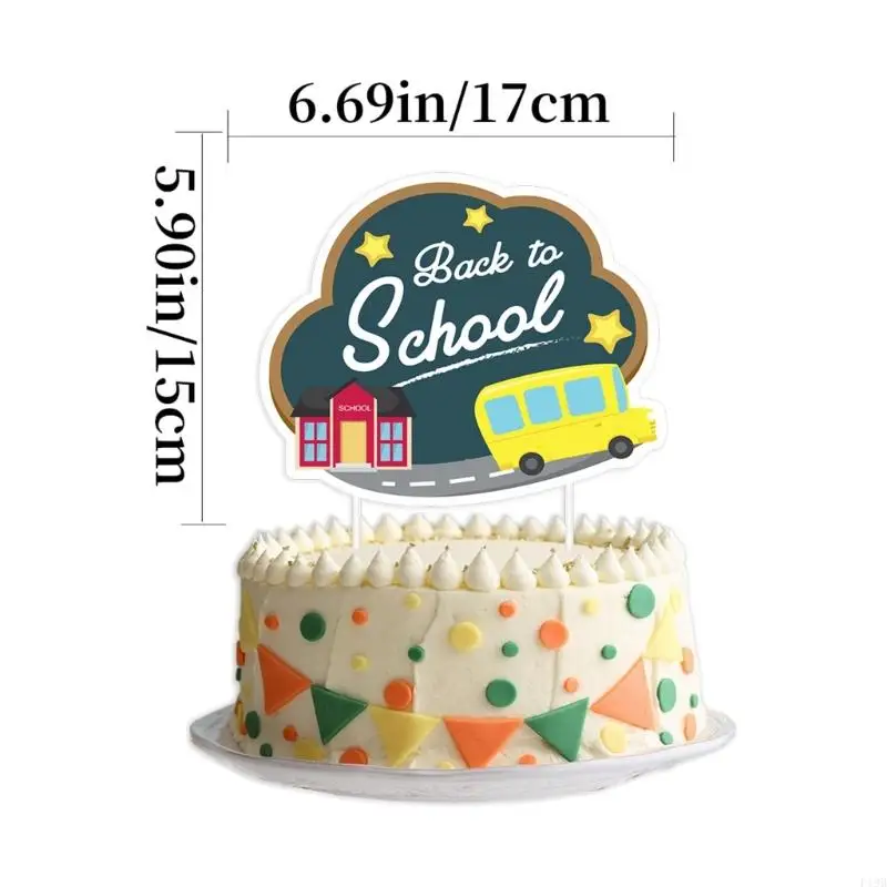 F19B Back to School Party Decoration Set Colorful Paper Pennant Garland with Letters for Classroom, Kindergarten, Welcome