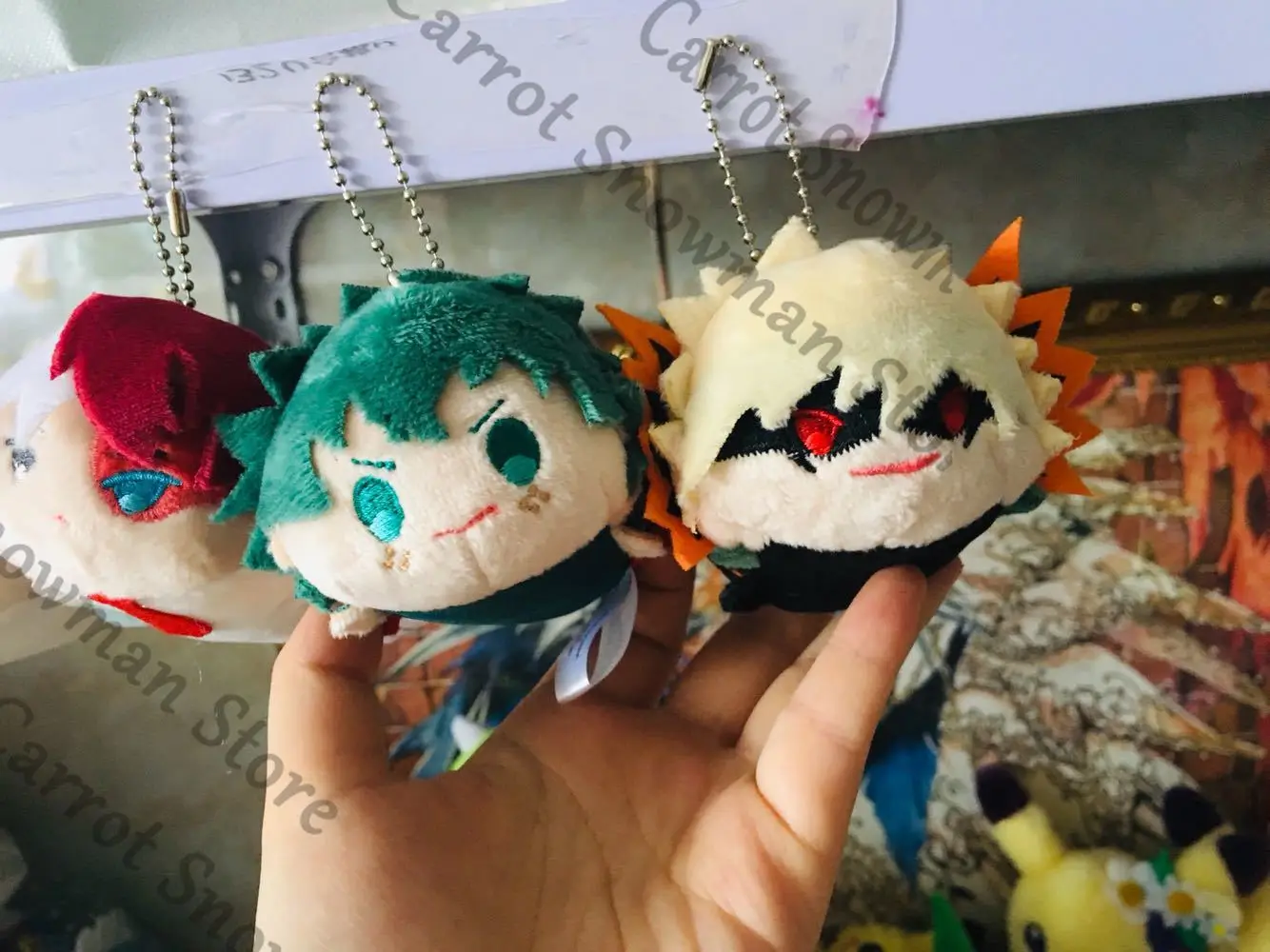Anime My Hero Academia Midoriya Izuku Bakugou Katsuki Bag Pendant Maumet Puppet Keychain Plaything Cospaly Cartoon Gift