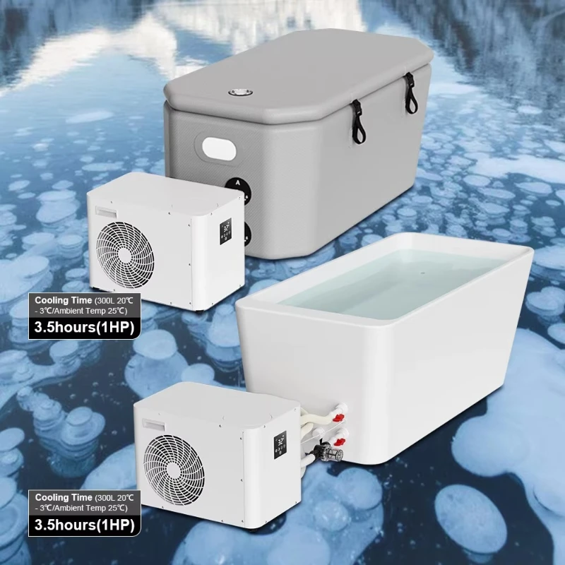 Cold plug-in chiller ice bath cooling system pump filter one-stop service for outdoor sports team coaches