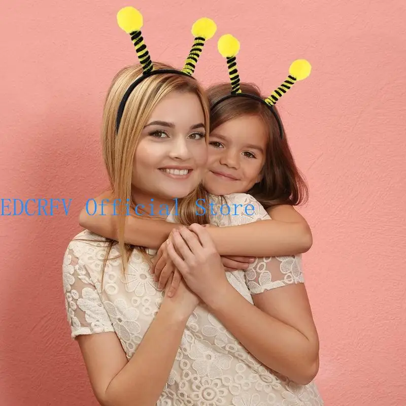 

652F Headband and Glasses Set Antenna Headband with for Sun Glasses Costume Accessories Halloween