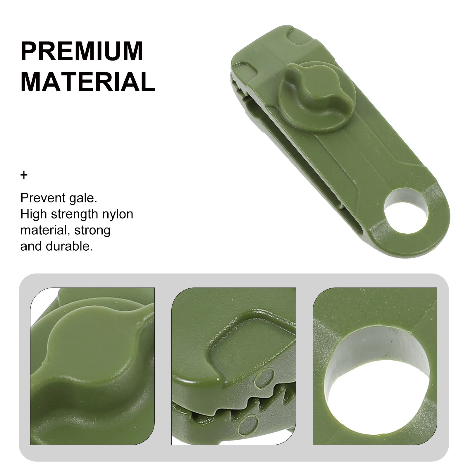 

12Pcs Camping Tarp Clips Heavy Duty Lock Grip Adjustable Tent Clamps for Outdoor Tarps Canopy Cover Accessories