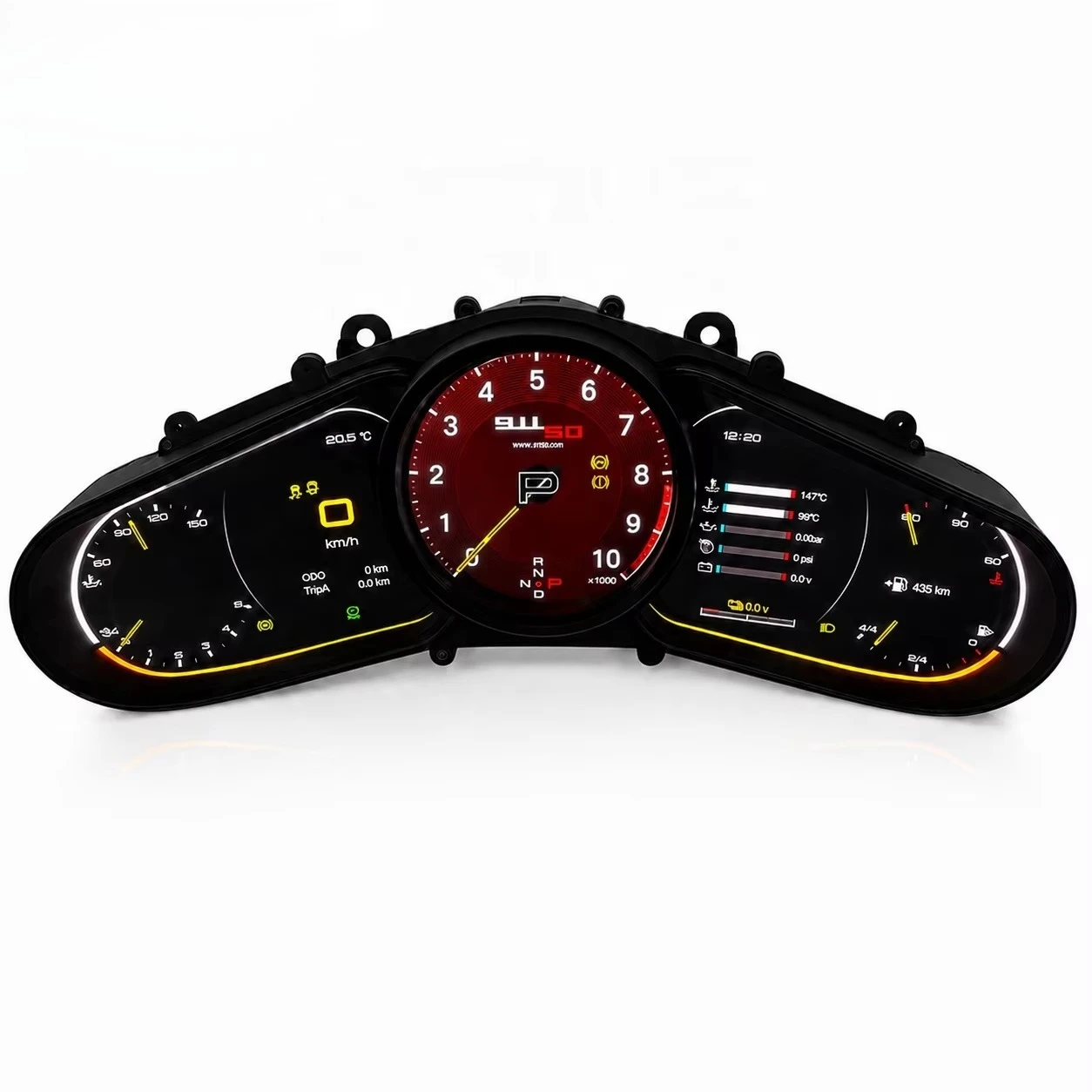Suitable for 991 2010-2016 New Car LCD Digital Instrument Panel, Cockpit LCD Speedometer