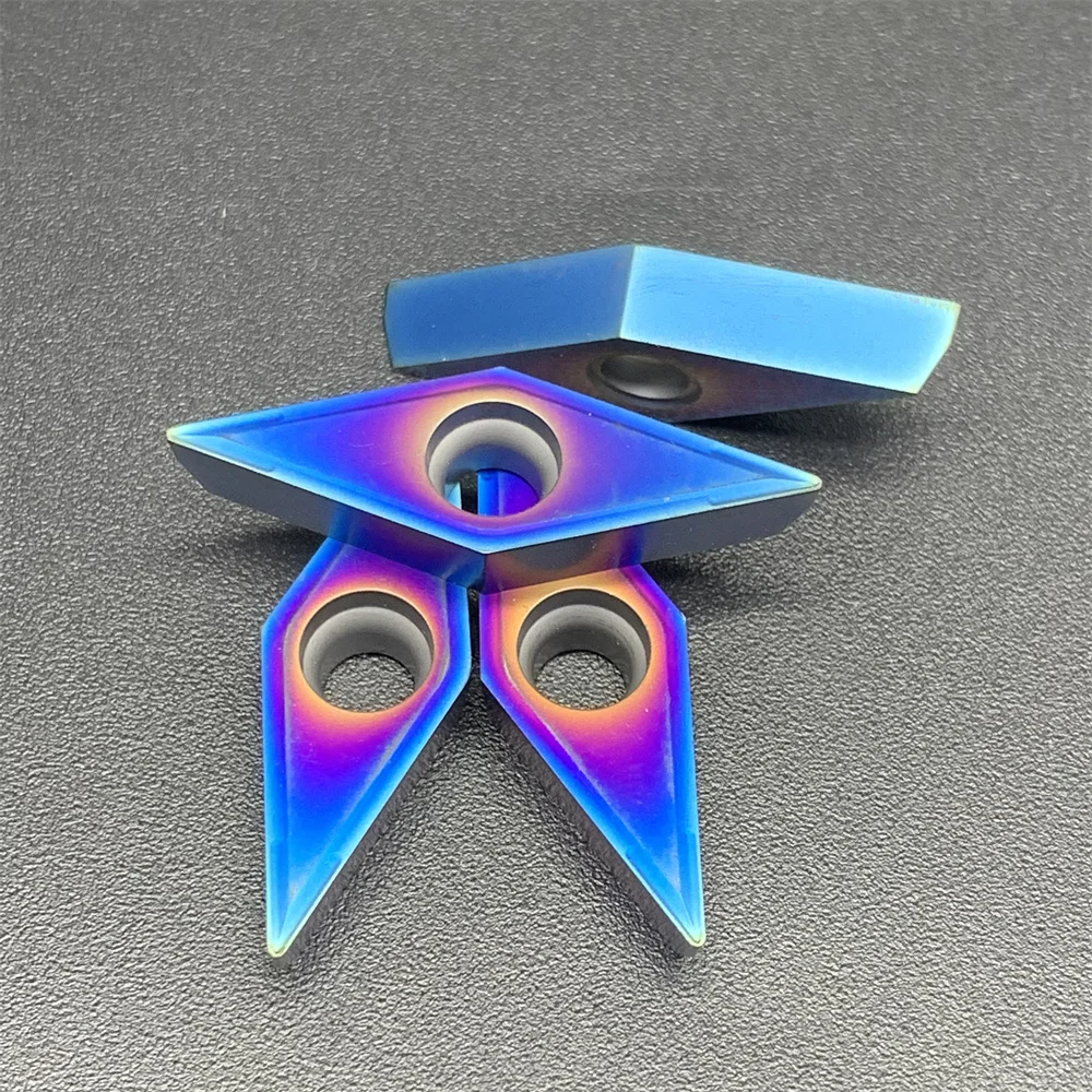 High-quality Blue Nano VCMT160404 LY7010 VCMT160408 LY7010 Turning Tool Blue Flame Series CNC Milling Blades VCMT160404/08