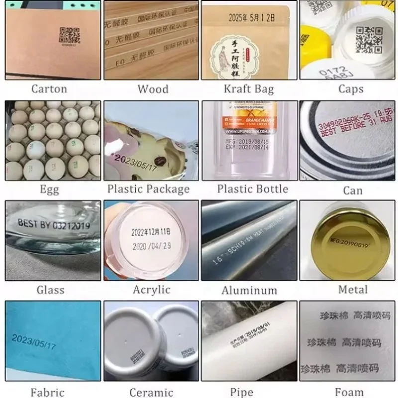 

(Sea shipping) New Model Label Printer for Glass, Plastic, Wood Easily and Quickly