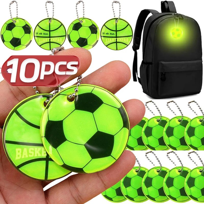 Nighttime Luminous Keychain Waterproof Darkness Glowing Car Keyring Long Term Use Round Football Basketball Pendants Key Chains