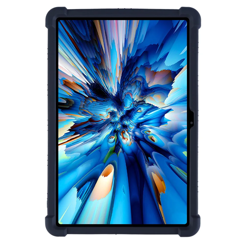 حافظة واقية لجهاز Blackview MEGA 8 Tablet مقاس 13 بوصة، غطاء حامل قابل للتعديل من السيليكون الناعم صديق للأطفال