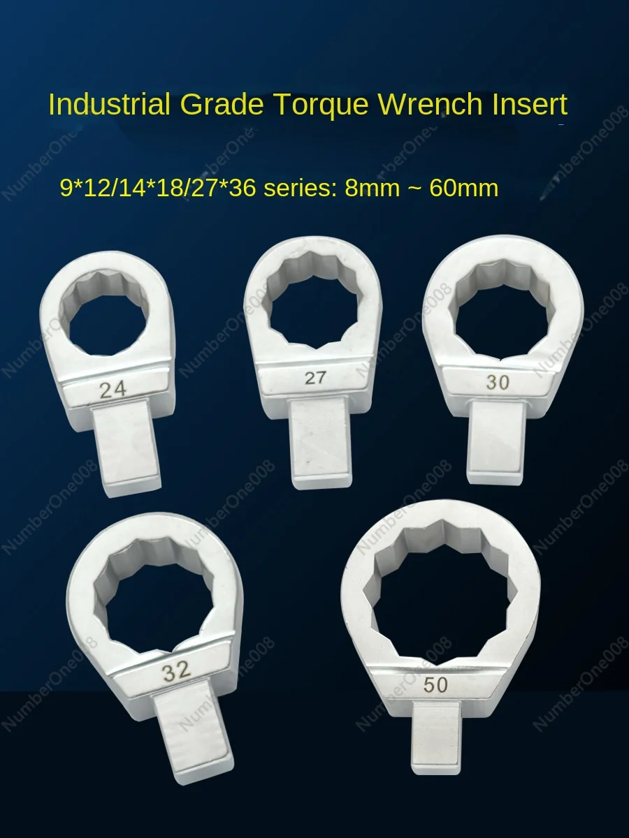 

Torque Wrench Plug-in Torque Quincuncial Head 9*12 Torque Kg Conversion Interface 14*18 Opening Square Connector