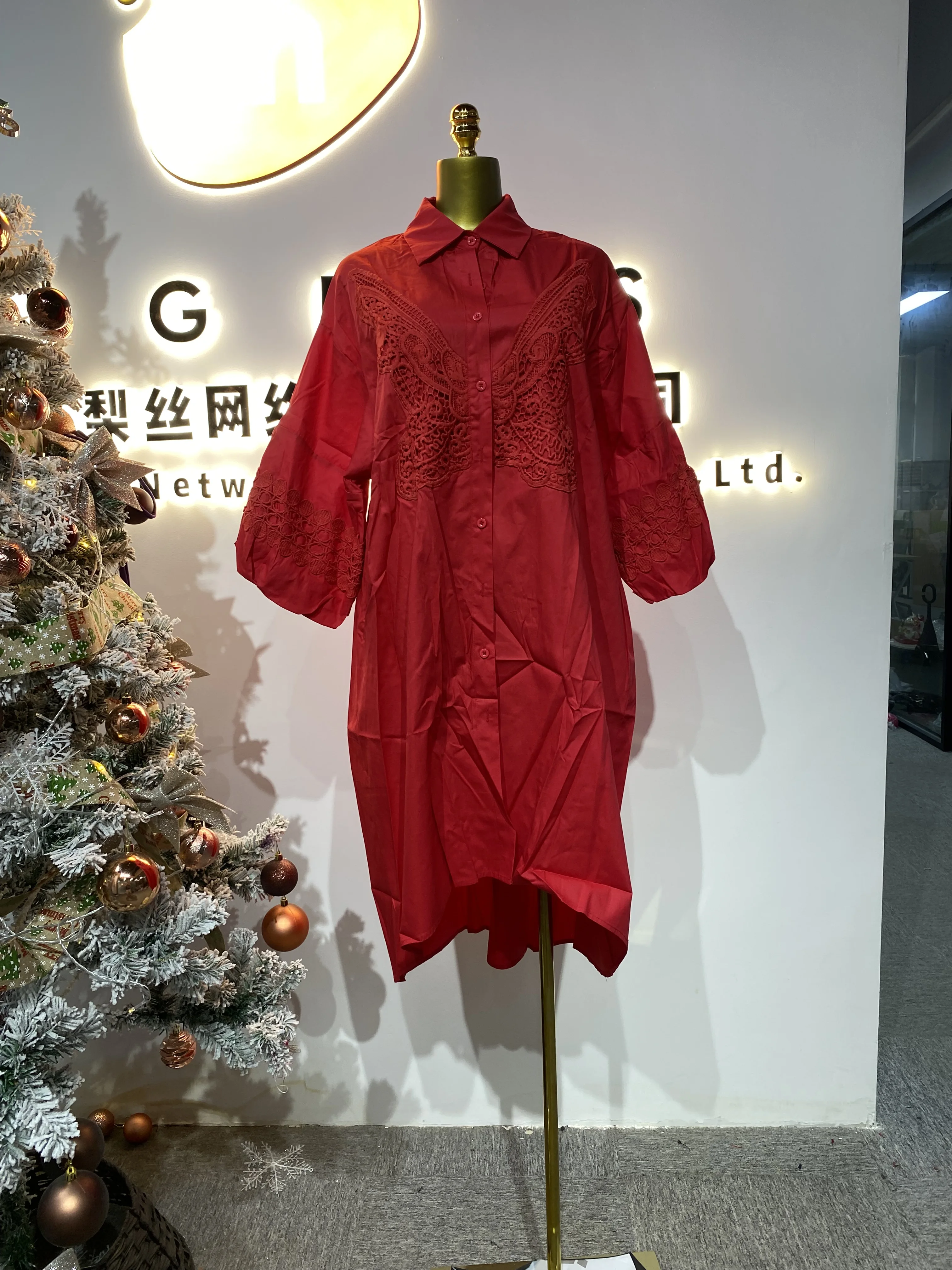 

Women's Pleated Midi Skirt Fashion Loose Small Sleeve Floral Design Pleated Dress-GZMM067