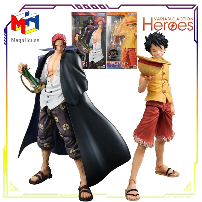 

Mega House Original Variable Action Heroes Series Red Hair Shanks Anime Action Figure Model Toys Movable Model Gifts for Boys