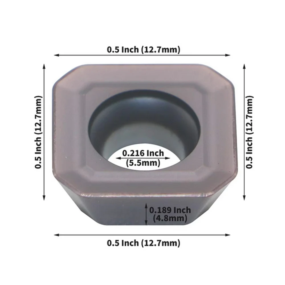 10 قطعة SEHT1204 X45 PC230 SEHT 43 + 10 قطعة SEHT1204 X45 NC325 AFSN إدراجات الطحن لمعالجة الصلب/الفولاذ المقاوم للصدأ