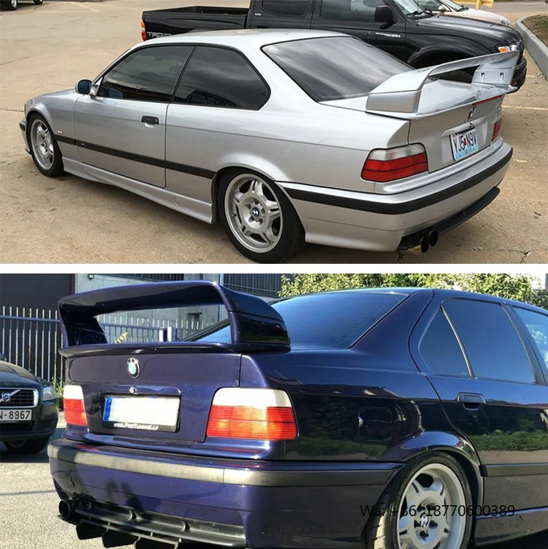 Rear Trunk Lid Boot Car Tuning Wing Spoiler for BMW  3 Series E36 M3 GT Sedan Coupe Car Tuning Wing Spoiler Body Kit