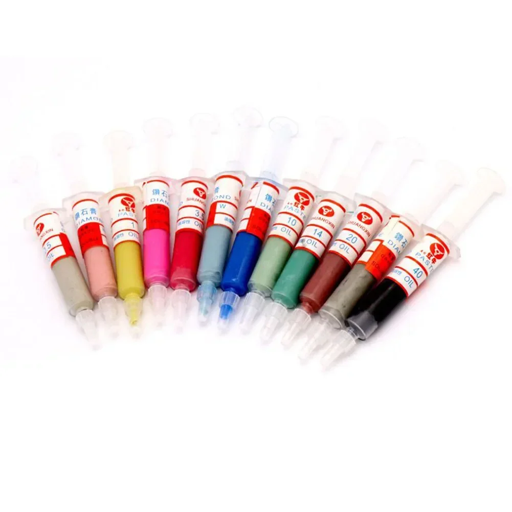 Diamond Abrasive Paste Diamond Polishing Lapping Pastes Compound Syringes Set 0.5-10 Micron Abrasive Tools
