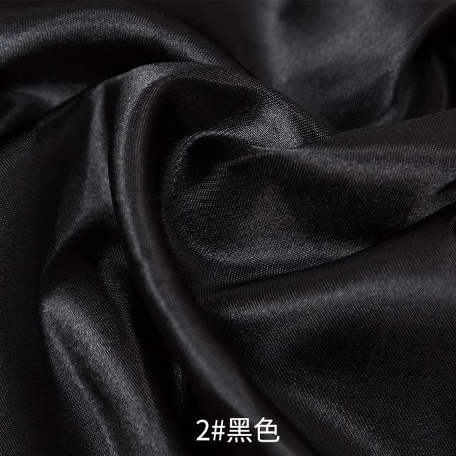 0.5m/1m/5m Satin Lining Fabric For Sewing Dress Lining,Pajamas,Decoration Cloth Tablecloth Decorative Fabric Handmade DIY Fabric 4