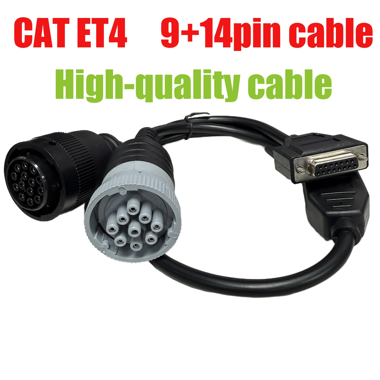 

9 + 14-контактный Ethernet-кабель для адаптера Caterpillar ET4 478-0235 для диагностического инструмента CAT, диагностический инструмент 538-5051