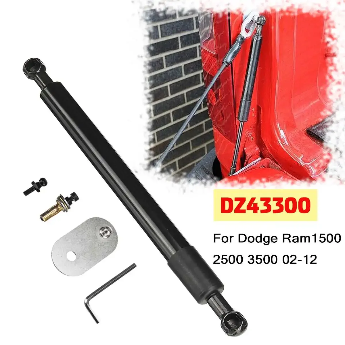 Car Rear Trunk Tail Gate Tailgate Supports Strut Rod Arm Shocks Gas Bars DZ43300 For Dodge RAM 1500 2500 3500 2002 2003 - 2012