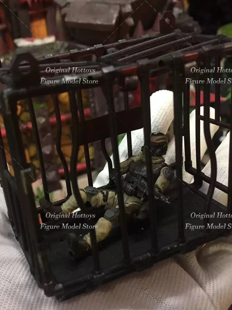กรงทหารจำลองขนาด3.75นิ้วอุปกรณ์เสริมกรงทหาร1/18ชิ้นสำหรับทำสงครามทหารมีสินค้าในสต็อก