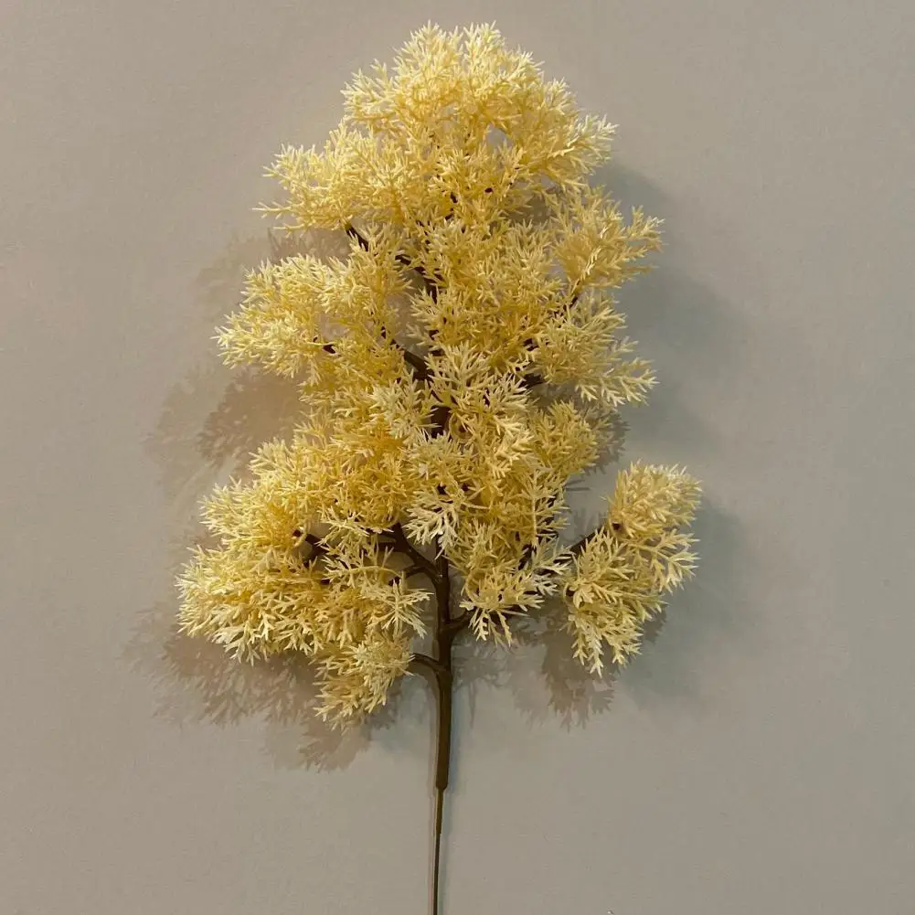 Plante de Simulation de 1 branche, Arrangement floral capriché, fausse tige de pin, fausse plante colorée