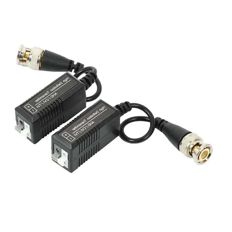 8 Pairs Passive Video Balun Transmitter & Transceiver With Cable For 1080P TVI/CVI/TVI/AHD/960H DVR Camera CCTV System