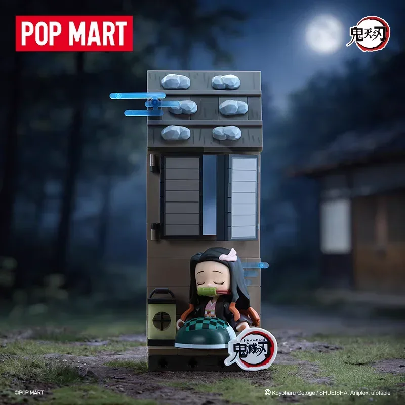 POP MART DEMON SLAYER Série Unwavering Resolve Arc Figurines Blocs Boîte Mystère Jouets Originaux Sac Surprise Boîte Mystère Poupée Ornement