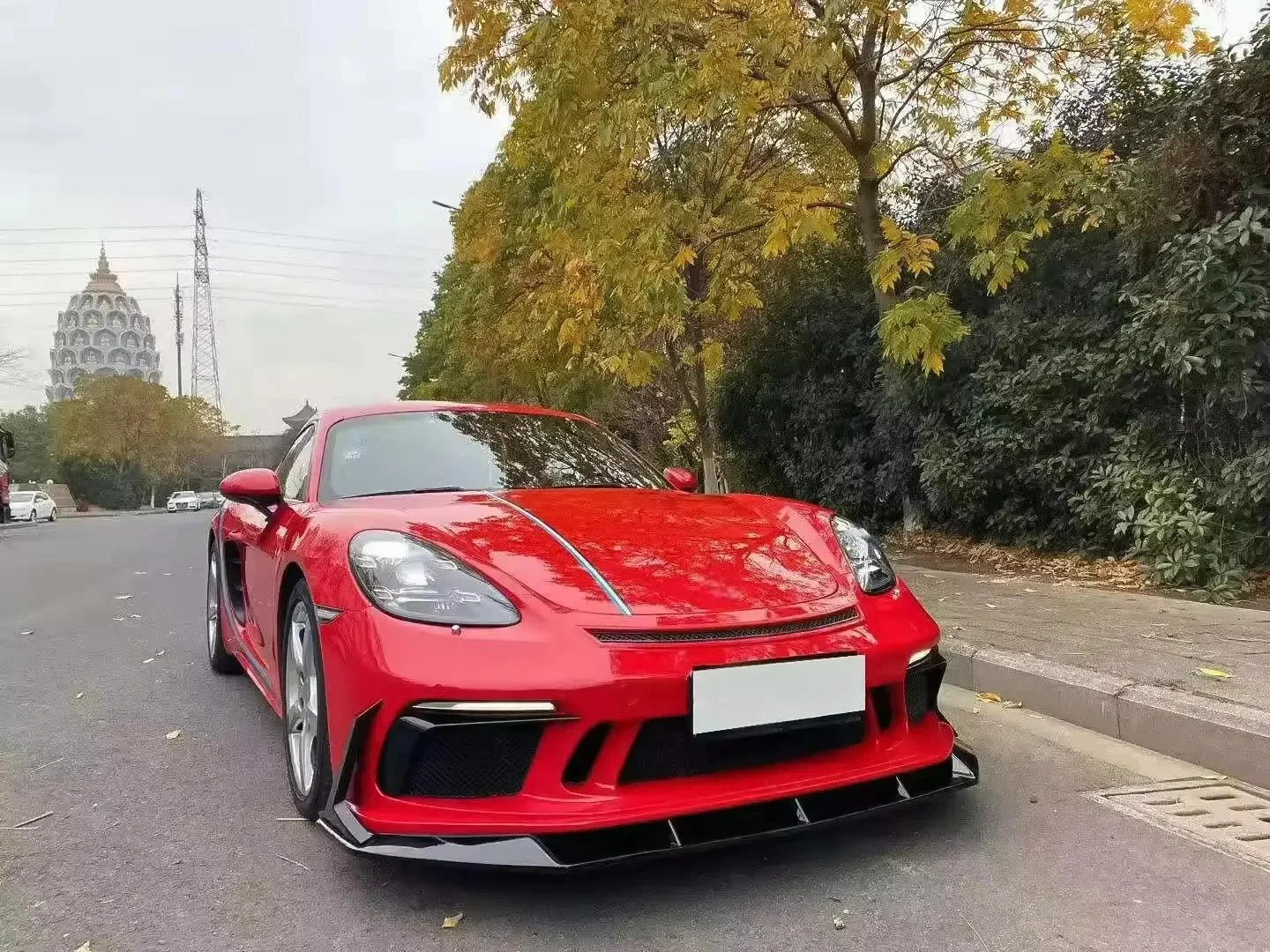 Precision-Crafted FOR 718 Boxster Aggressive Plastic BODYKIT 911 GT3