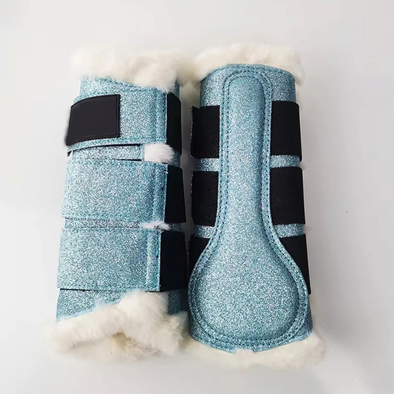 

Lamb velvet high-quality horse harness horse thigh guard hoof covers cross-border hot sale high quality customizable