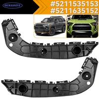 Soportes de soporte del lado del pasajero del conductor de montaje del parachoques delantero izquierdo y derecho de 2 uds para Toyota 4Runner 2014-2024 TO1043126 TO1042126