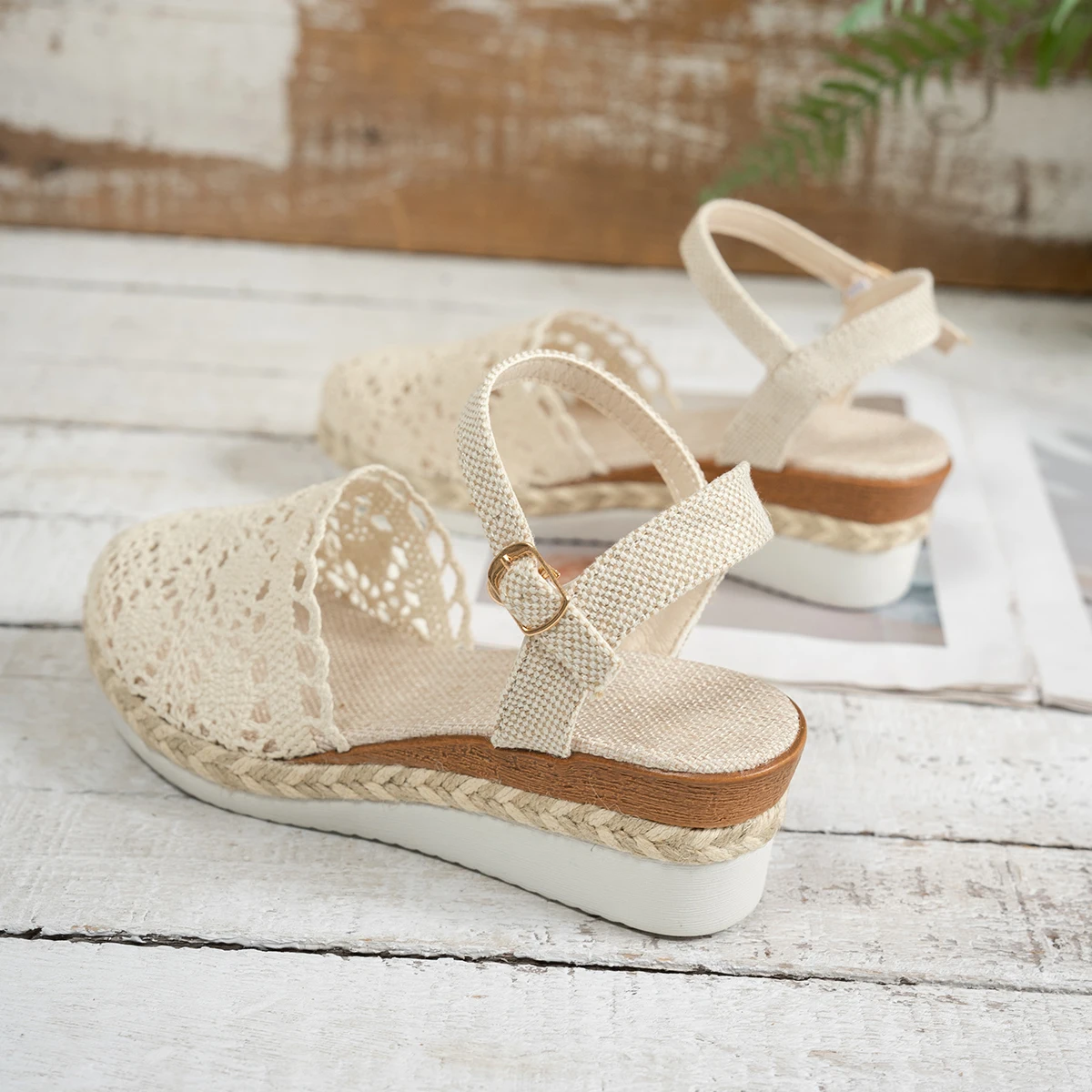 Women Wedge Sandals 2025 Summe - Wedge Espadrille Women ulasan dan harga