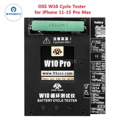 OSS W10 Battery Cycle Tester Quick Activation Board for iPhone 11-15 Pro Max Increases Battery Efficiency Capacity Clibration