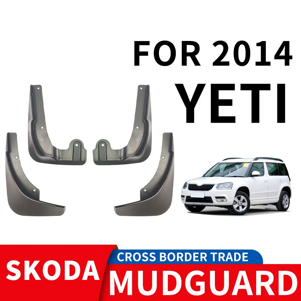 

For 2014 Skoda Yeti car tire mudguard,Fender Mudflaps Front Rear Flares Splash Guards Cover