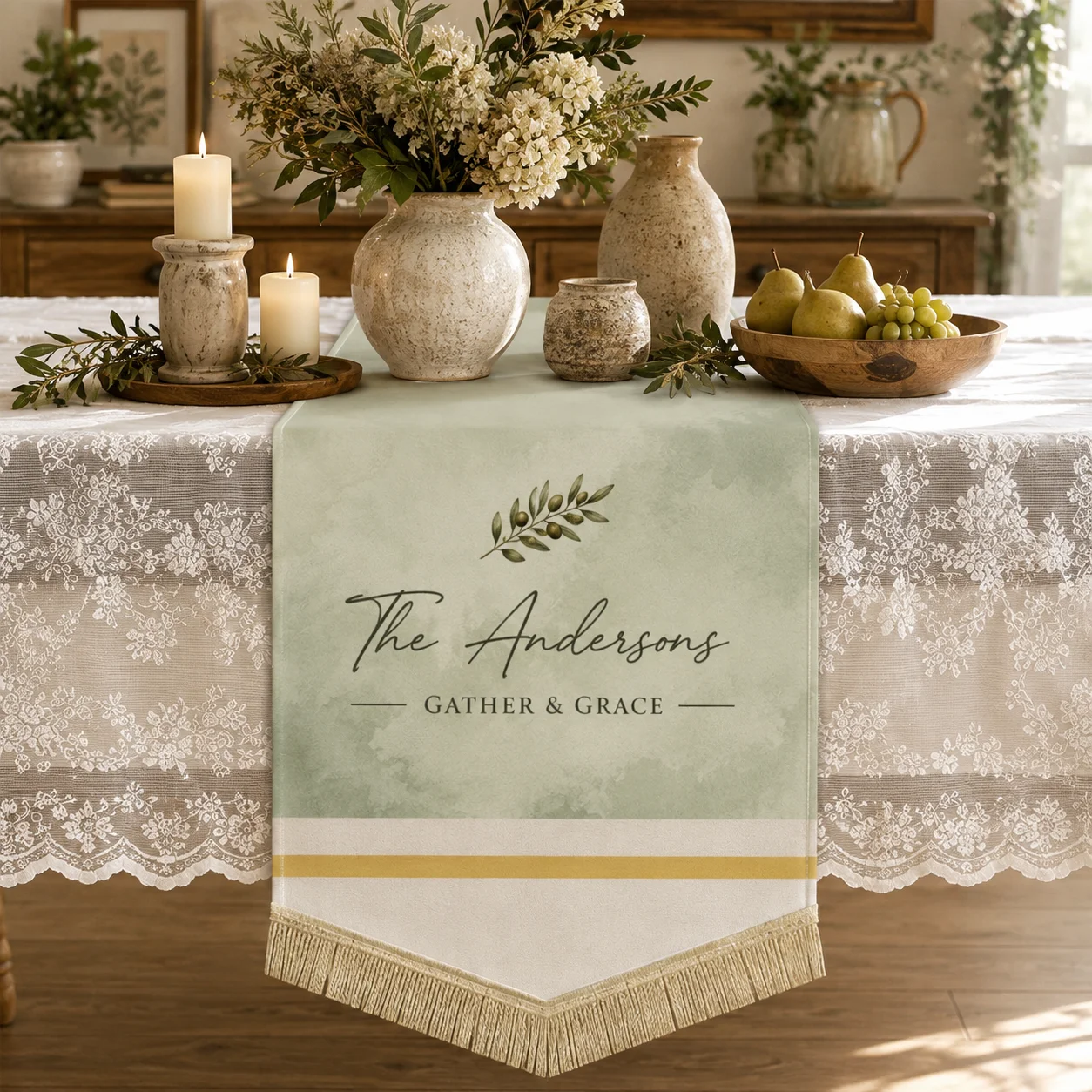 Runner da Tavolo Personalizzat - Home Textiles Today Logo recensione e prezzo