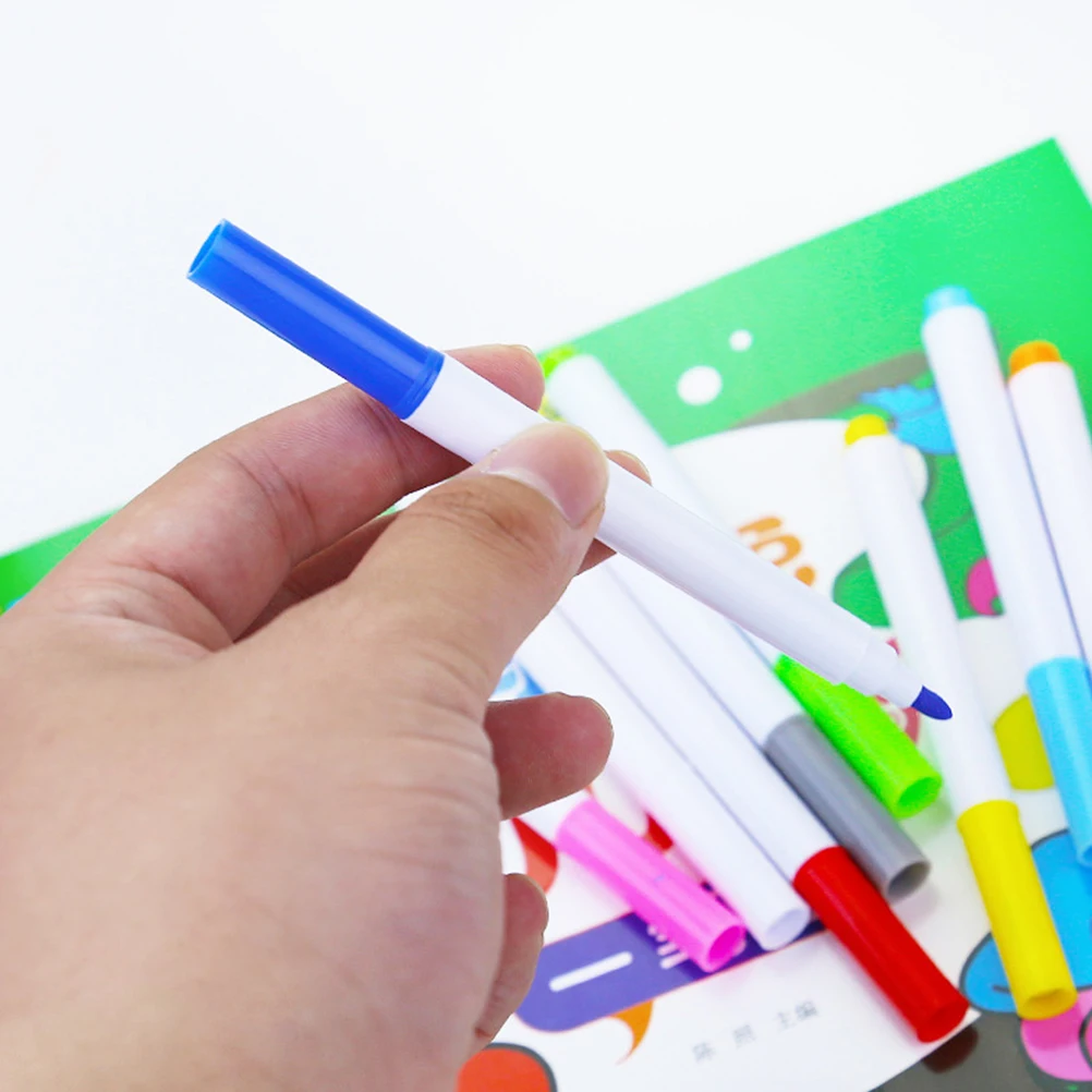 

24 Pcs Colour Pencil for Pens Drawing Art Markers Chalkboard Erasable Soluble Water-soluble