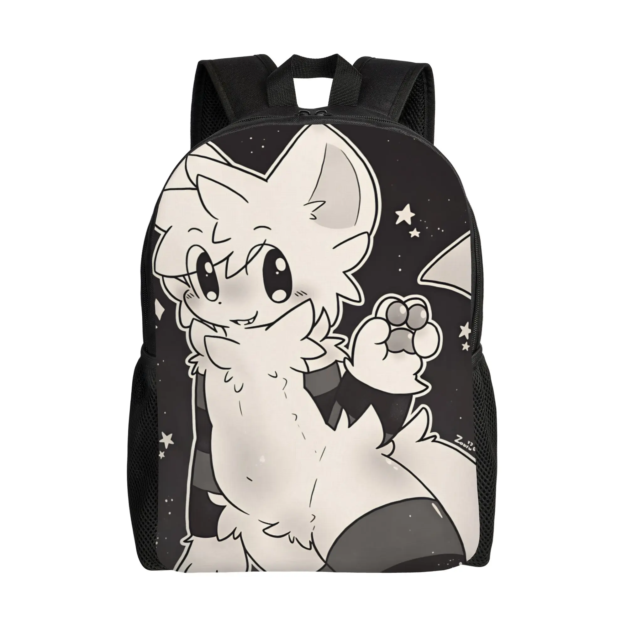 Boykisser Silly Cat    Backpack  Kawaii Backpacks Male Outdoor Style Lightweight School Bags Custom Rucksack