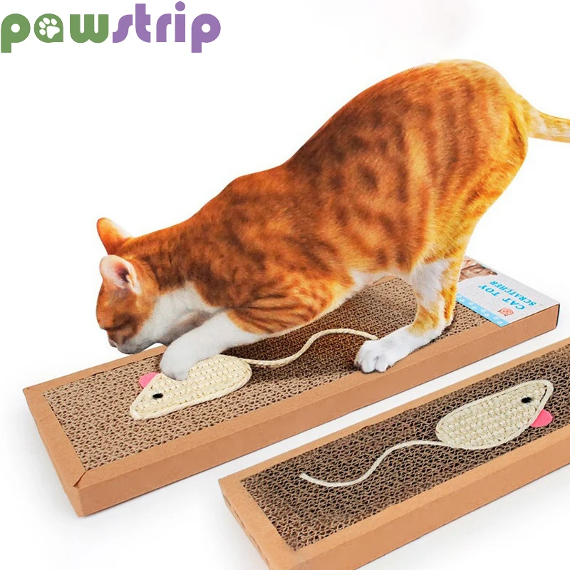 

Cat Scratching Board Corrugated Paper Wear-Resistant Kitten Grinding Claw Toy Cat Scratcher Pad Furniture Protector Pet Supplies